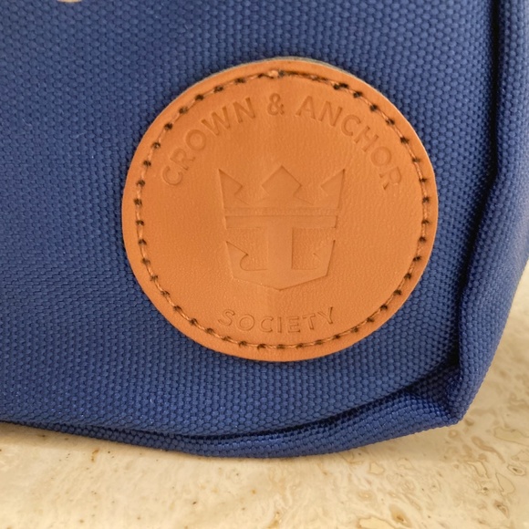 Royal Caribbean Crown and Anchor Society Toiletry Bag in Royal Blue - Picture 2 of 8